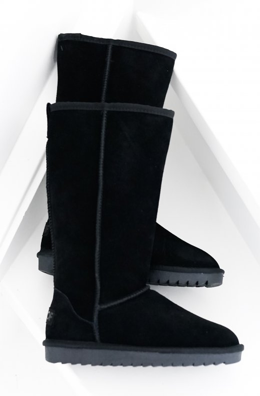Colors of California - Mid Suede Winter Boot - Black HCY22