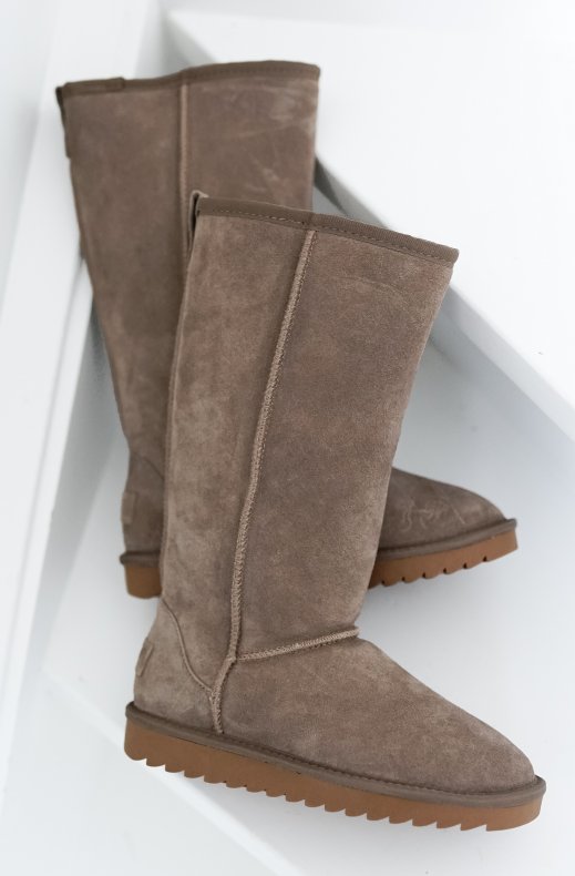 Colors of California - Mid Suede Winter Boot - Taupe HCY22