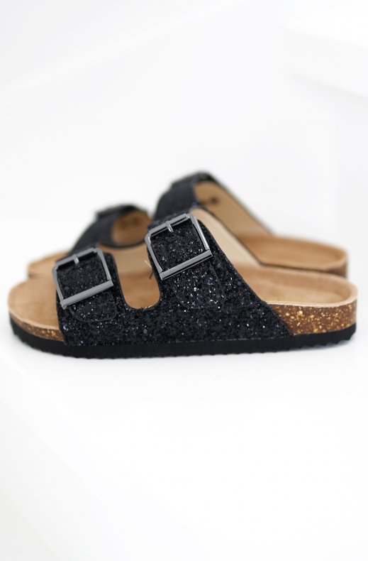 Colors of California - Bio Sandal Glitter BIO035 - Black