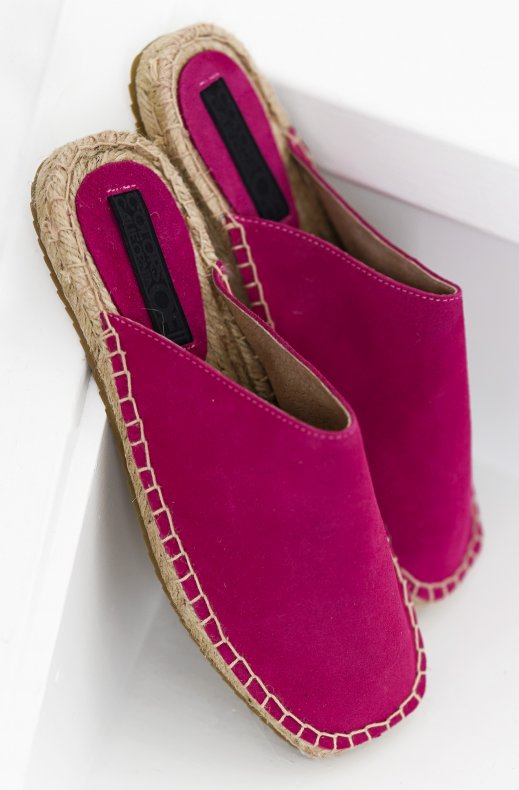 Colors of California - Espadrille Suede ESPA01 - Fuxia