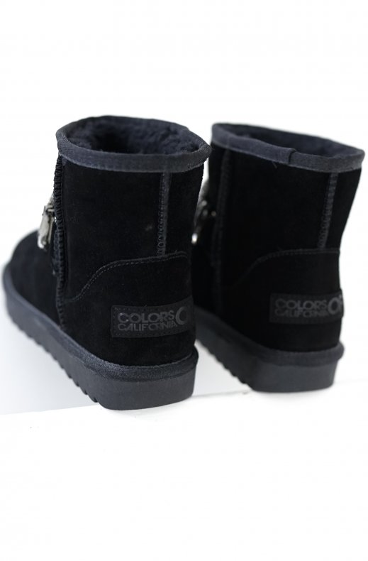 Colors of California - Winter Boot with Stones - Black