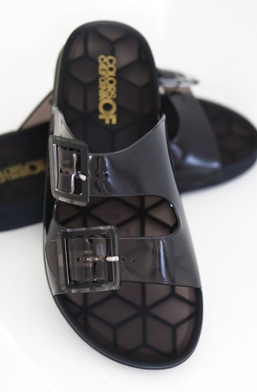 Colors of California - Jelly Sandal - Black
