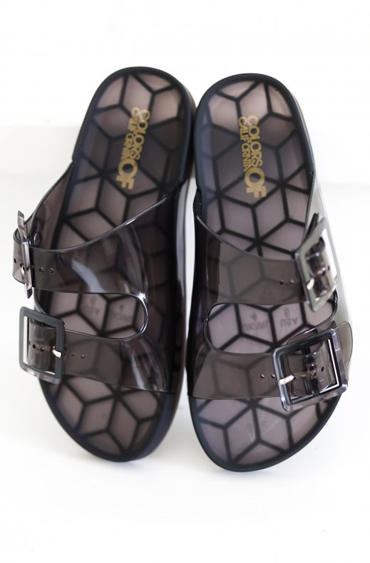 Colors of California - Jelly Sandal - Black