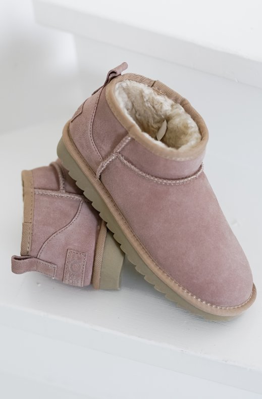 Colors of California - Short Winter Boot Suede Rose HCYW078