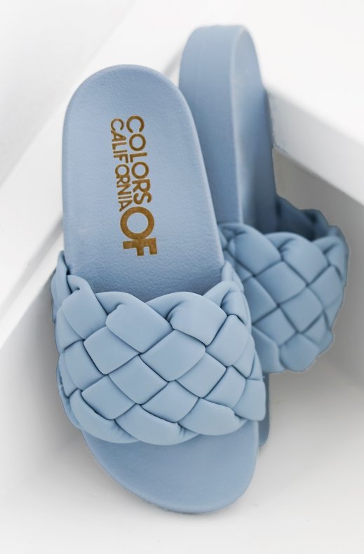 Colors of California - Slide with Braided upper - Sky