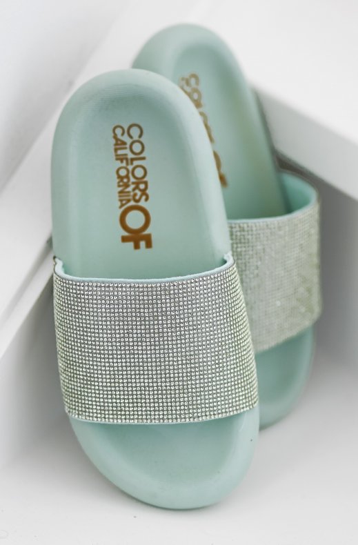 Colors of California - Slides with Rhinestones Sag