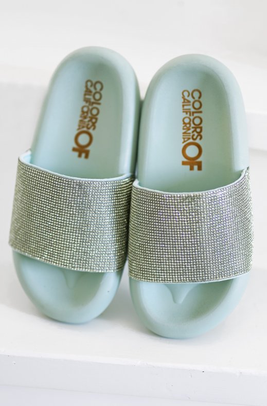 Colors of California - Slides with Rhinestones Sag