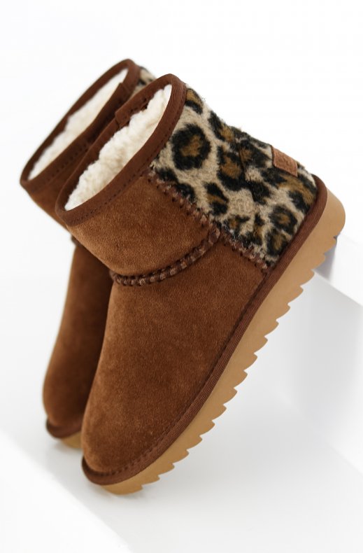 Colors of California - Winter Boot Wool and Suede Brown