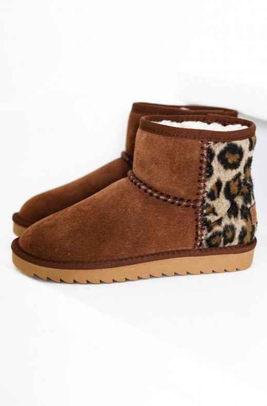 Colors of California - Winter Boot Wool and Suede Brown