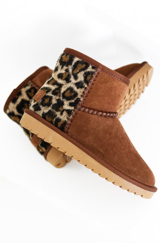 Colors of California - Winter Boot Wool and Suede Brown