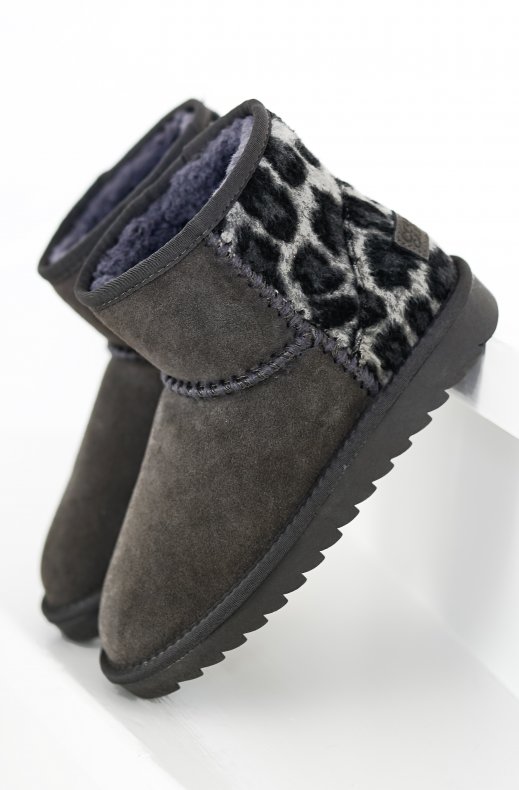 Colors of California - Winter Boot Wool and Suede Grey