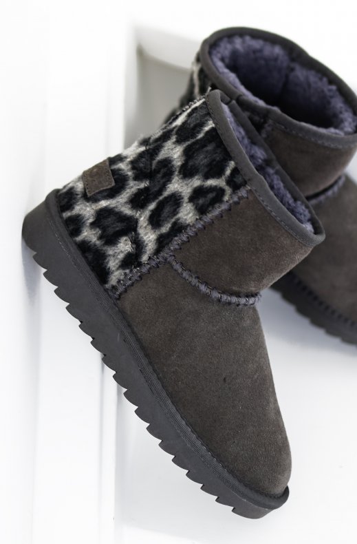 Colors of California - Winter Boot Wool and Suede Grey