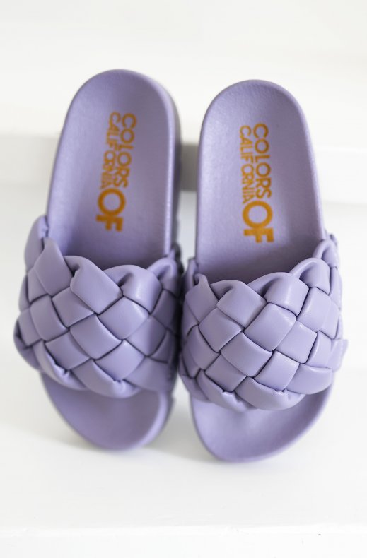 Colors of California - Slide with Braided Upper - Lil