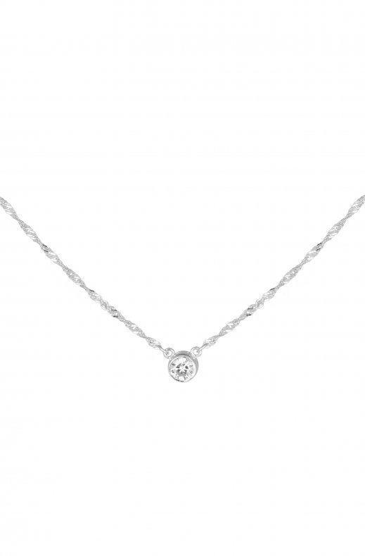 CU Jewellery - Cubic Single Necklace 40-45 Silver