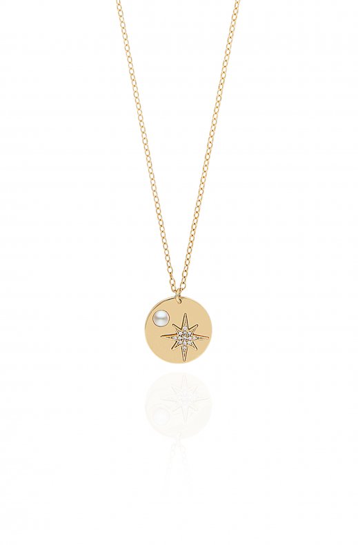 CU Jewellery - One Coin Necklace 50-60 Gold
