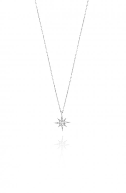 CU Jewellery - One Star Necklace 41-45 Silver