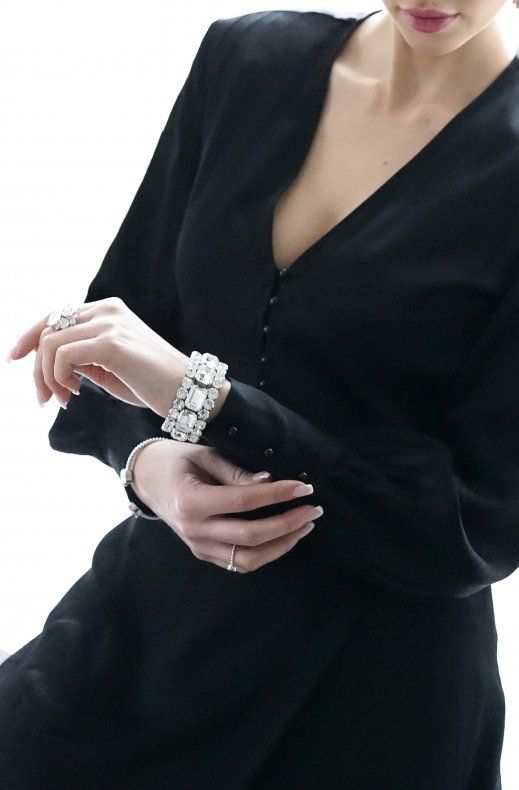 Custommade - lyria dress black