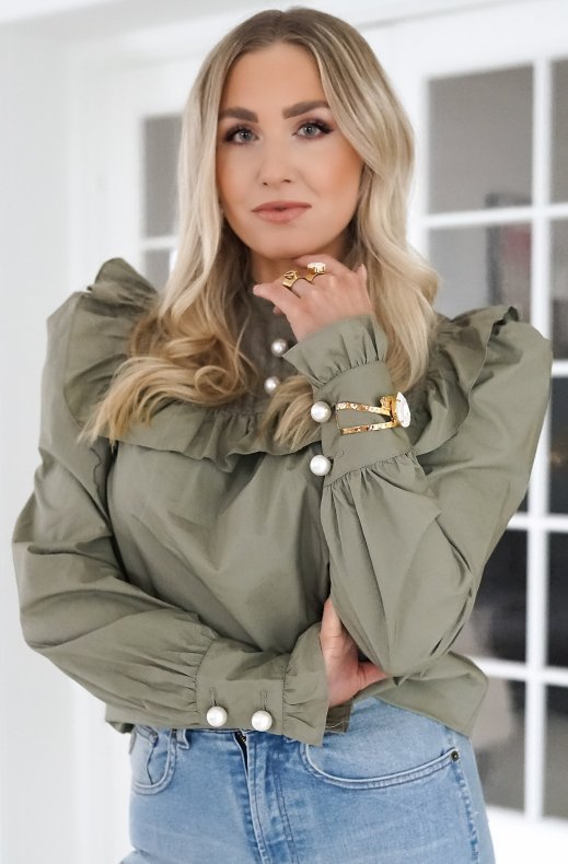 Custommade - Misella blouse green