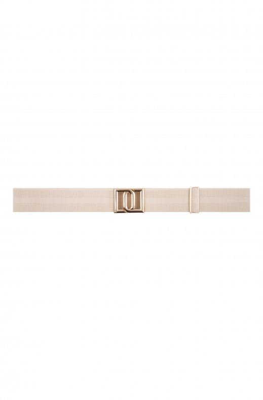 Dante 6 - Monogram Belt - Buttercream Gold