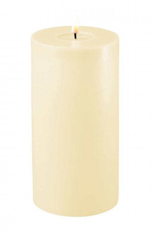 Deluxe Homeart - Led Candle 10x20 cm Cream Indoor