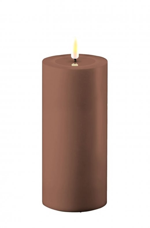 Deluxe Homeart - Mocca Outdoor Candle UL0080 7,5 x 15 cm
