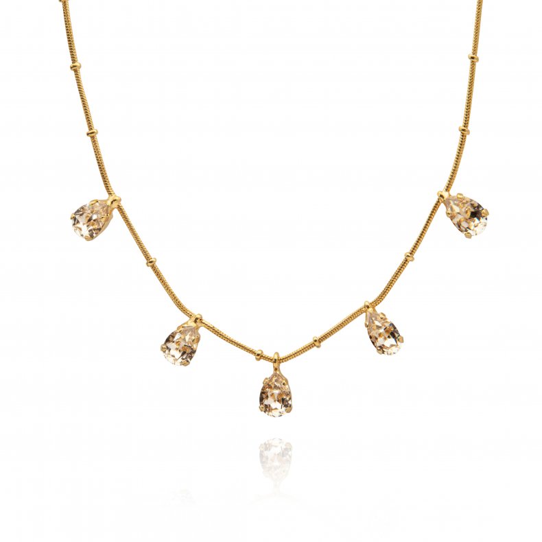 Caroline Svedbom- Estelle Necklace - Gold Silk