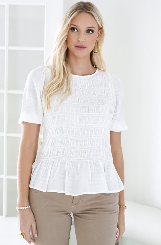 Freequent - Andy Blouse Smock White