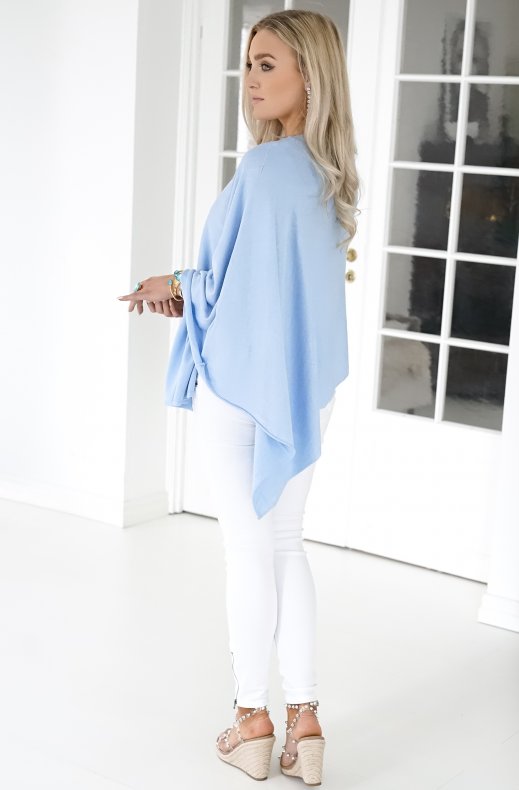 Freequent - Claudisse Cape - Chambray Blue
