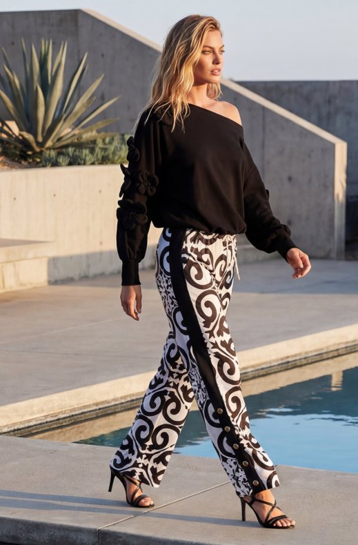 Goldbergh - Alisia Track Pants - Black/White