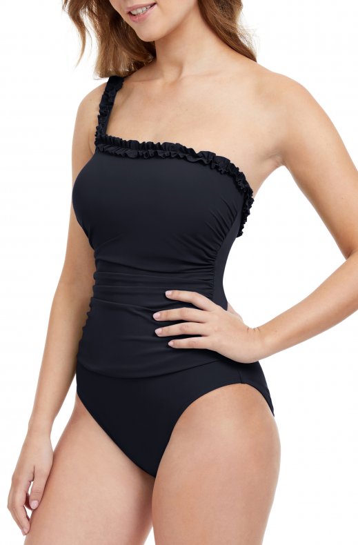 Gottex - Frill me Ruffle One Piece -E23092061 - Black