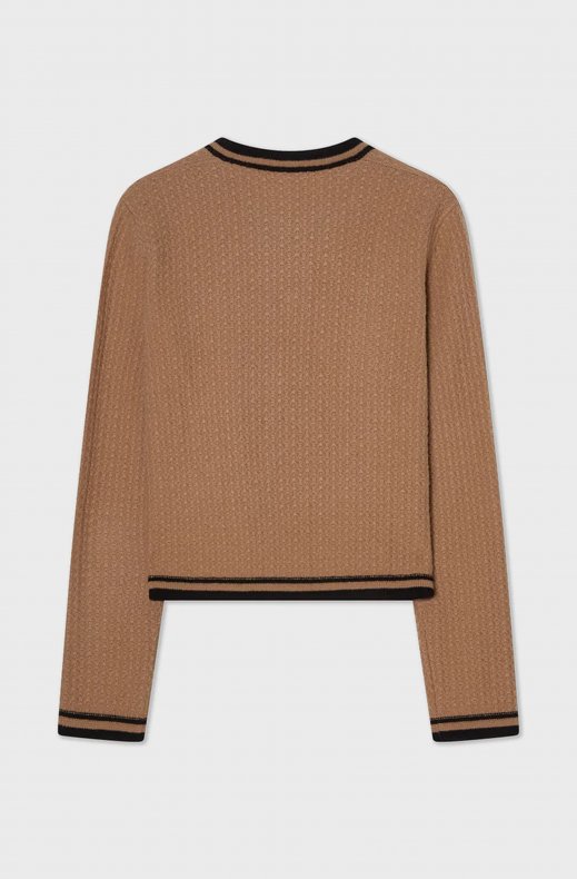 Busnel - Gweneth Jacket Contrast - Salty Caramel/Black