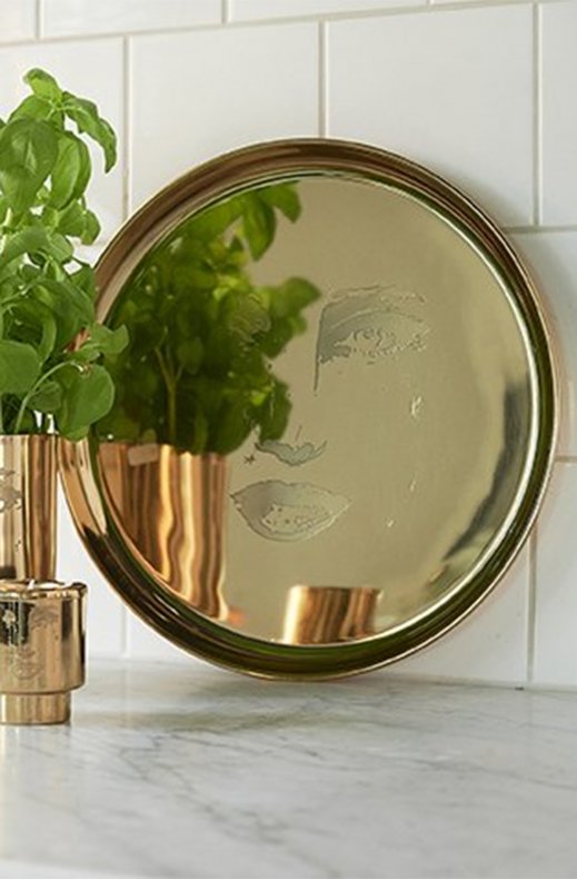 Gynning Design - Bricka Metall Piece of Me - Guld