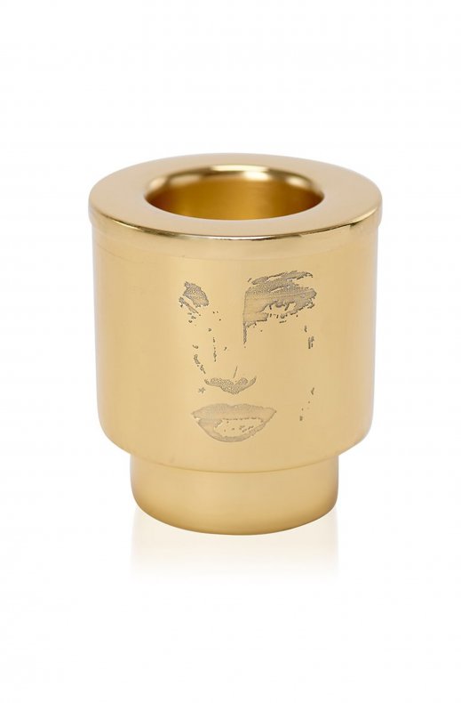 Gynning Design - Ljushållare Metall Piece of Me Guld
