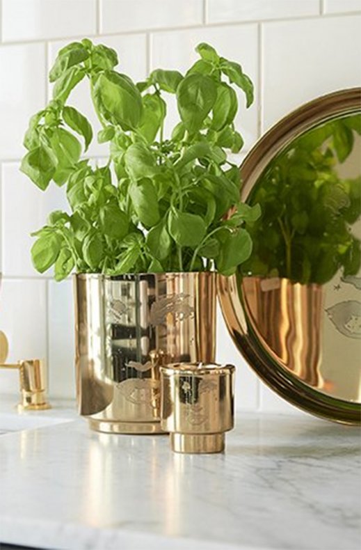 Gynning Design - Ljushållare Metall Piece of Me Guld