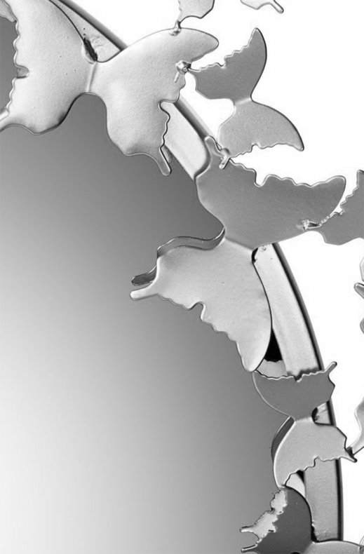 Gynning Design - Spegel Silver Fjärilar