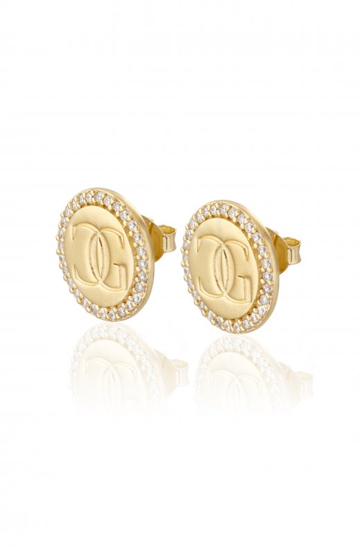 Gynning Jewelry - Sparkling Queen CG Earrings - Gold