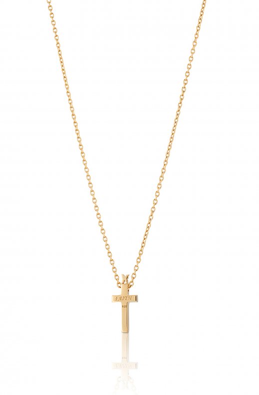 Gynniiing Jewelry - Cross Faith Necklace - Gold