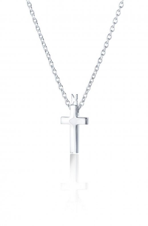 Gynning Jewelry - Cross Faith Necklace - Silver