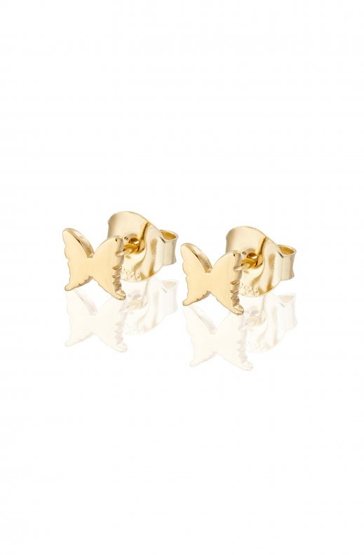 Gynning Jewelry - Petite Papillion Earrings Gold