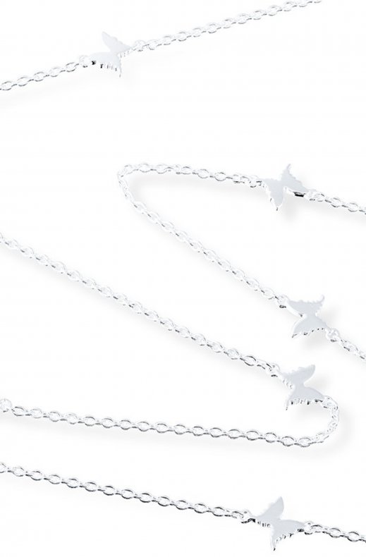 Gynning Jewelry - Petite Papillion Necklace 70 cm Silver