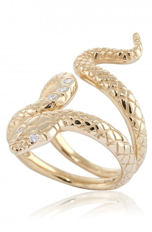 Gynning Jewelry - Snake Ring - Gold