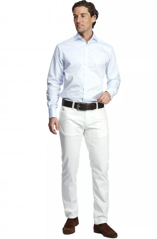 Hansen & Jacob - 5-PKT Sew Pan Oxford - Offwhite 11