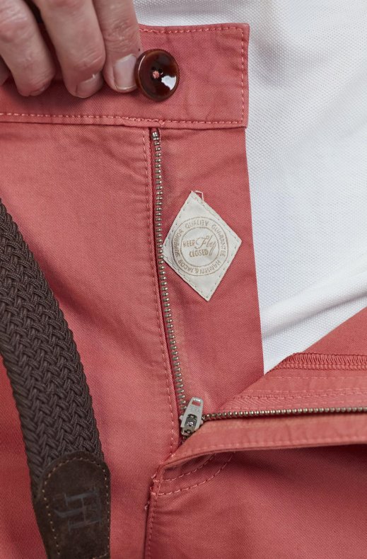 Hansen & Jacob - Classic Chino Shorts - Soft Red 30