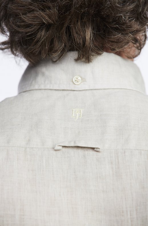 Hansen & Jacob - Linen Shirt Button Down - Beige 16