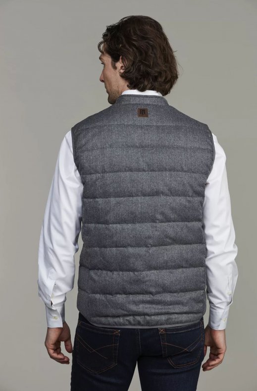 Hansen & Jacob - LT Down Supersonic Wool Vest - 04 Grey