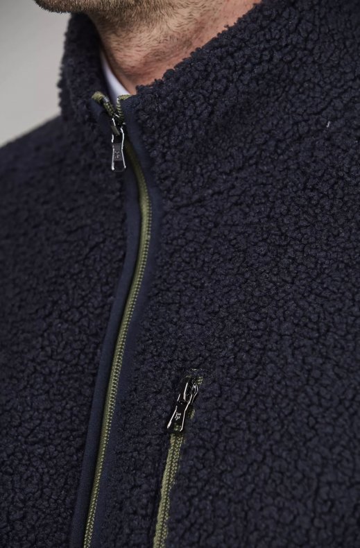 Hansen & Jacob - Pile Fleece Jacket - 49 Navy