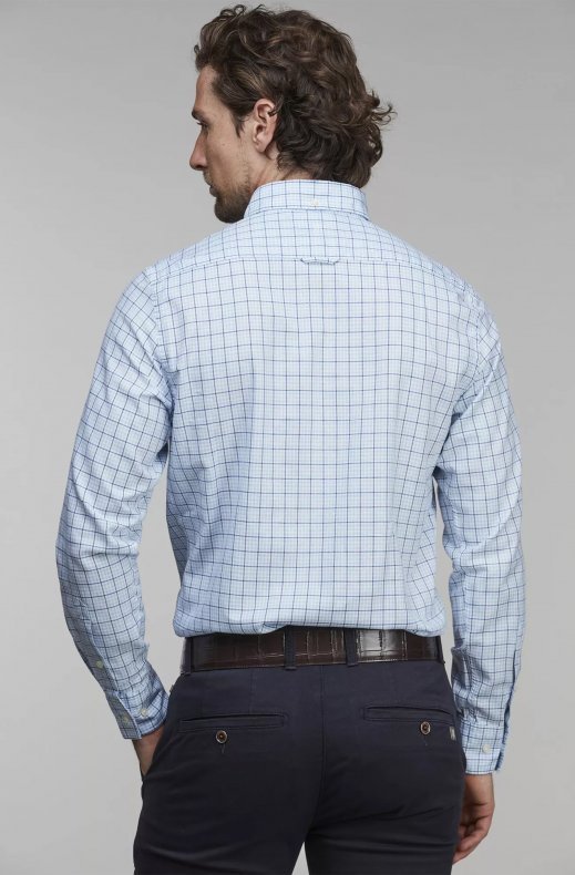 Hansen & Jacob - Positano Button Down Shirt Blue 44