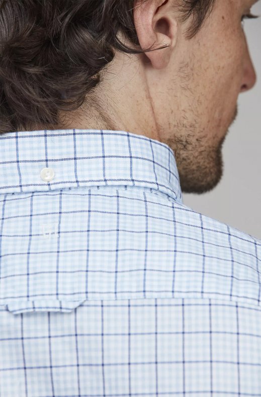 Hansen & Jacob - Positano Button Down Shirt Blue 44
