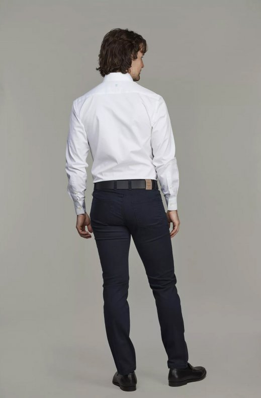 Hansen & Jacob - 5- PKT Silk Touch Okado - 49 Navy