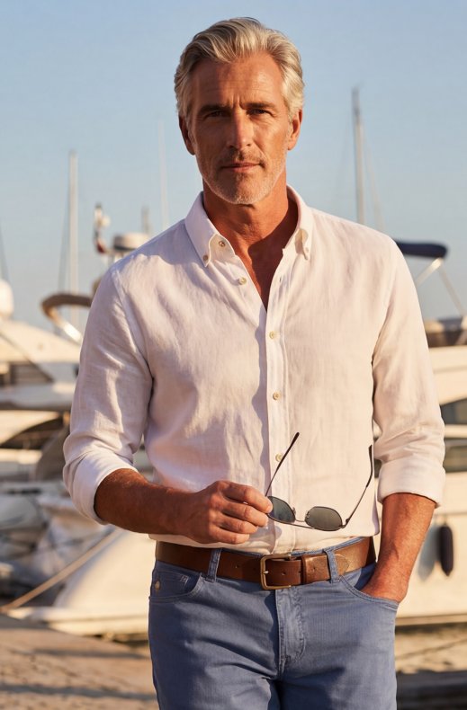 Hansen & Jacob - Classic Linen Shirt - White 10